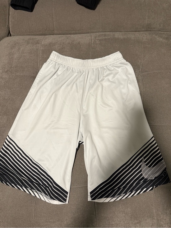 Nike Other - Nike Dri-FIT Men's XL Athletic Shorts White/Black Striped Elastic